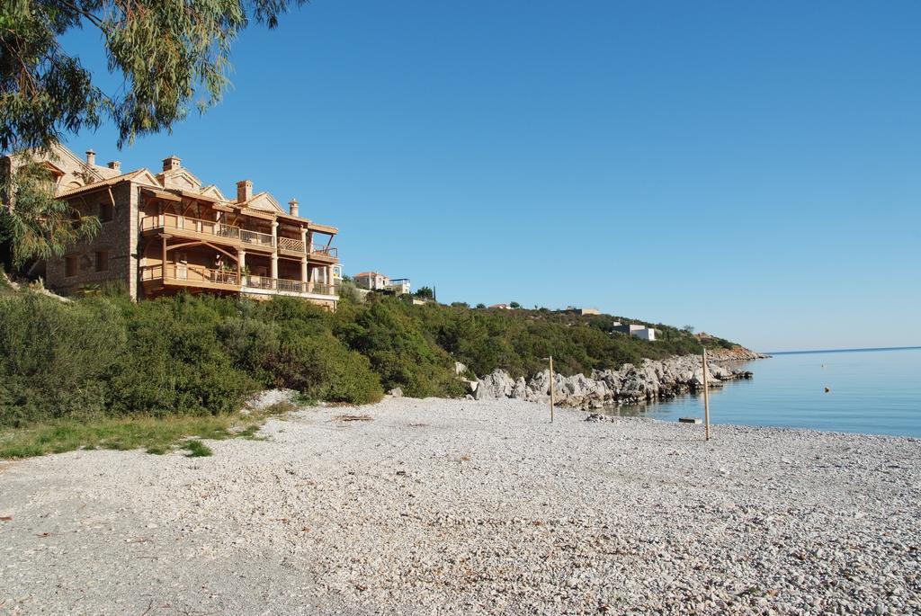 Secret Arcadia Bay - Maisonette Breathtaking Sea & Mountain View-Just On The Beach Agios Andreas  外观 照片